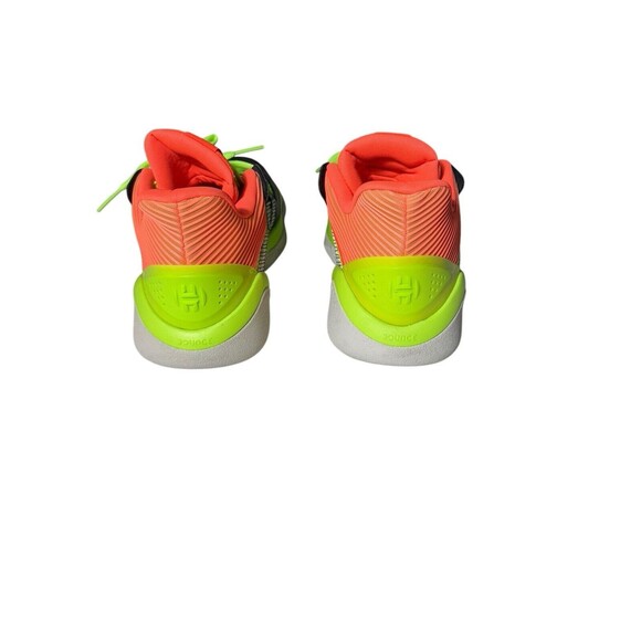 Adidas Harden Stepback Mens 11.5 Basketball Shoe Black Coral Neon Green EF9890 main image 4